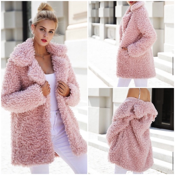 Fluffy Faux Fur Oversized Coat - Picture 4 of 8